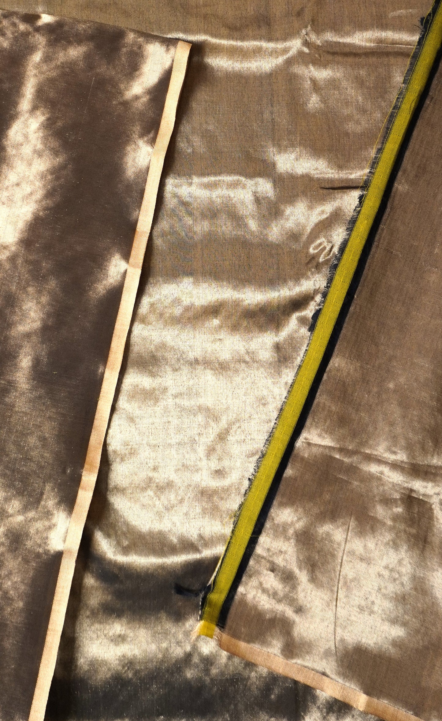 Gold Maheshwari Silk Cotton Saree
