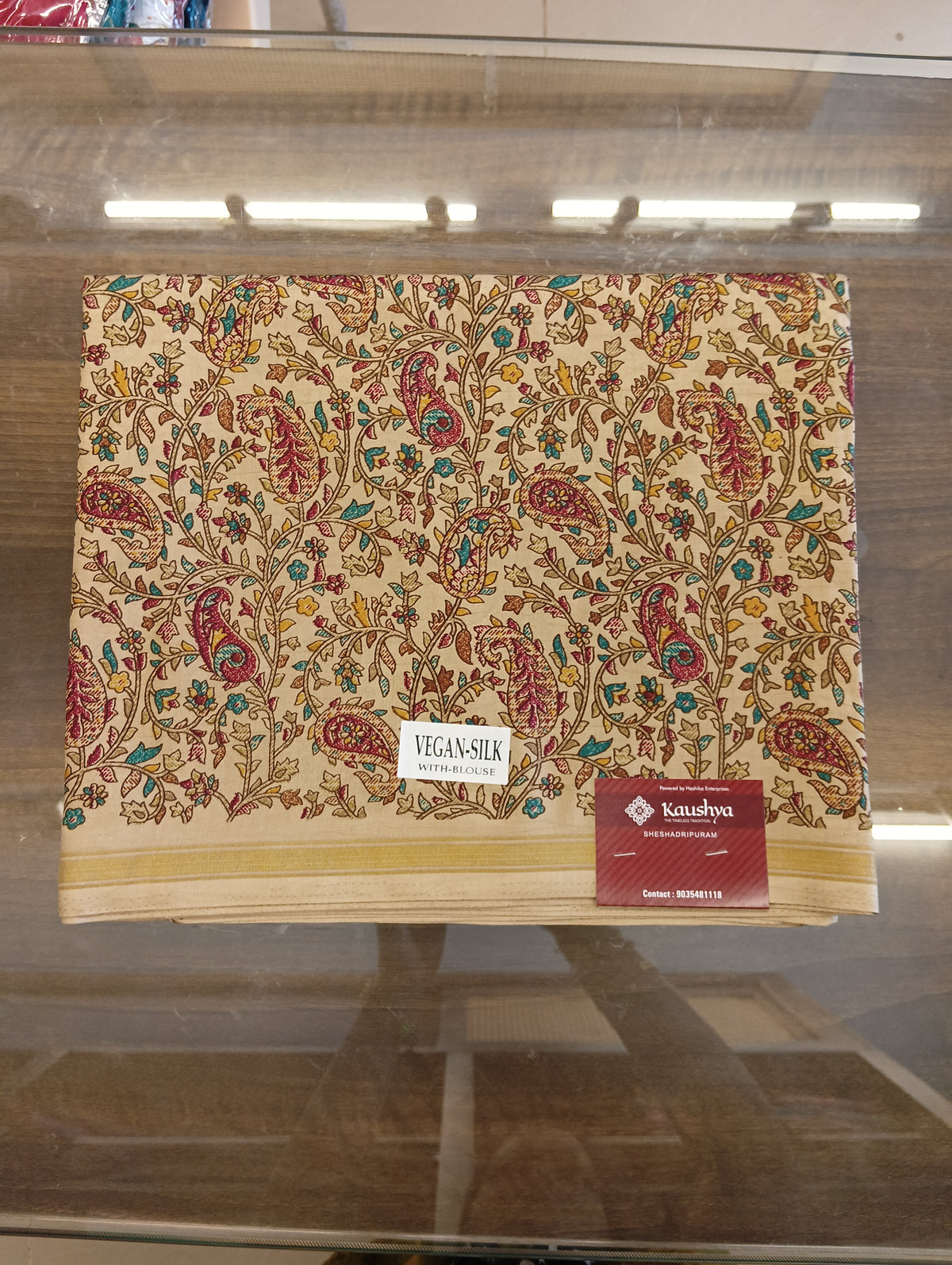 Vegan silk saree