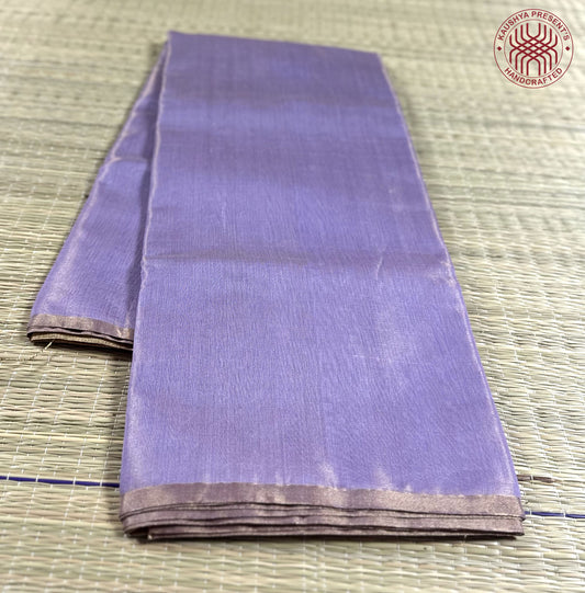 Pastel Pink Maheshwari Silk Cotton Saree