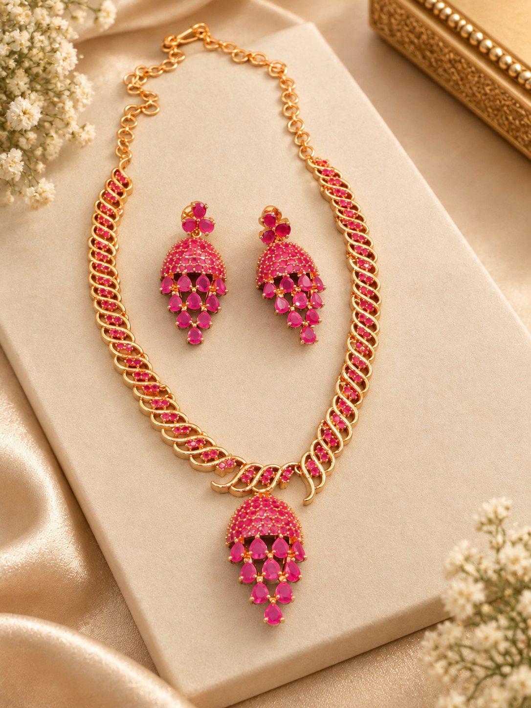 Rose Luxe Necklace Set