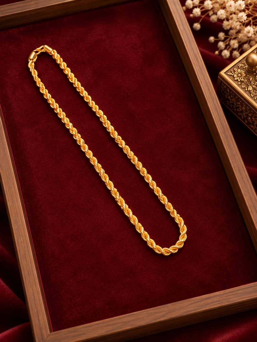 Twisted Men’s Chain Gold Plated