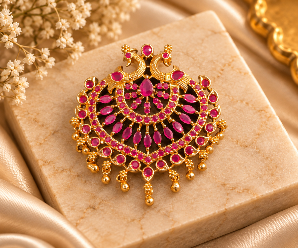 Ganda Berunda Pendant Gold Plated