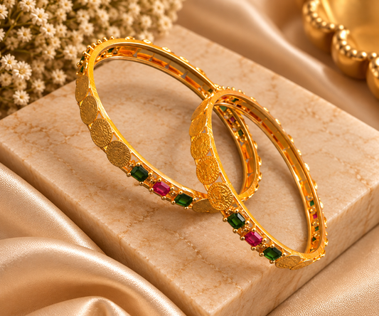 Lakshmi  Design Gold Plated Bangle