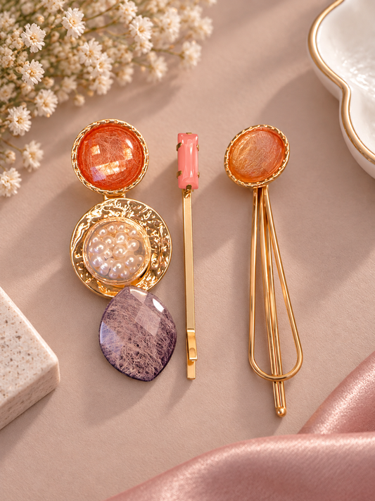 Multicolor Gem Hairpin