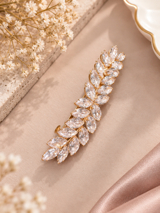Geometric Rhinestone Hairpin