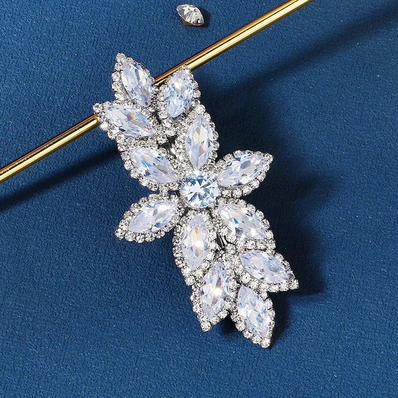 Geometric Rhinestone Hairpin