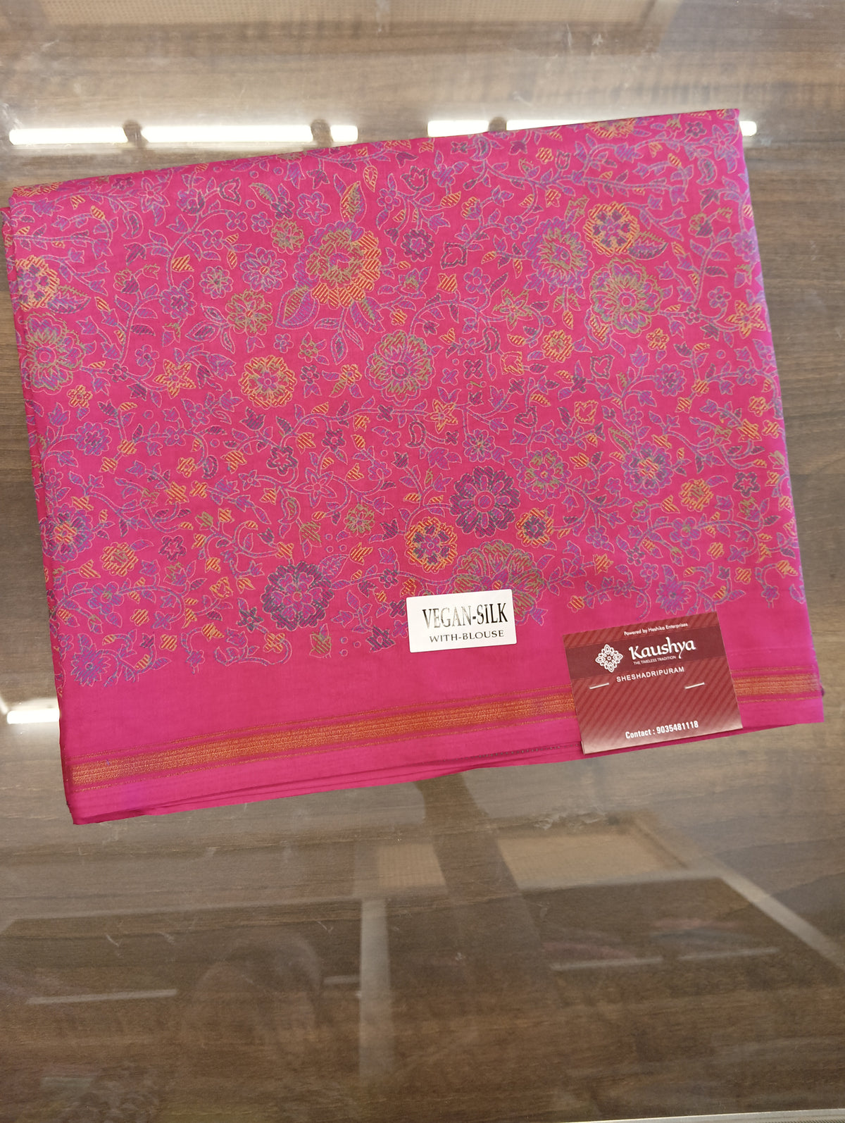 Vegan silk saree