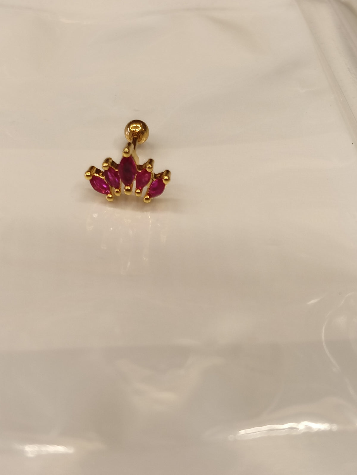 Crown Stud Earrings 316L Stainless Steel With Waterproof Non Tarnish