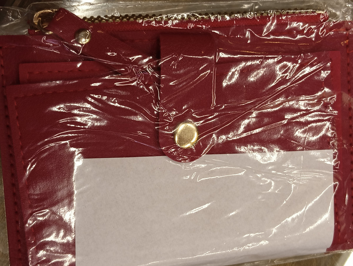 Solid Colours PU Leather Card Holder